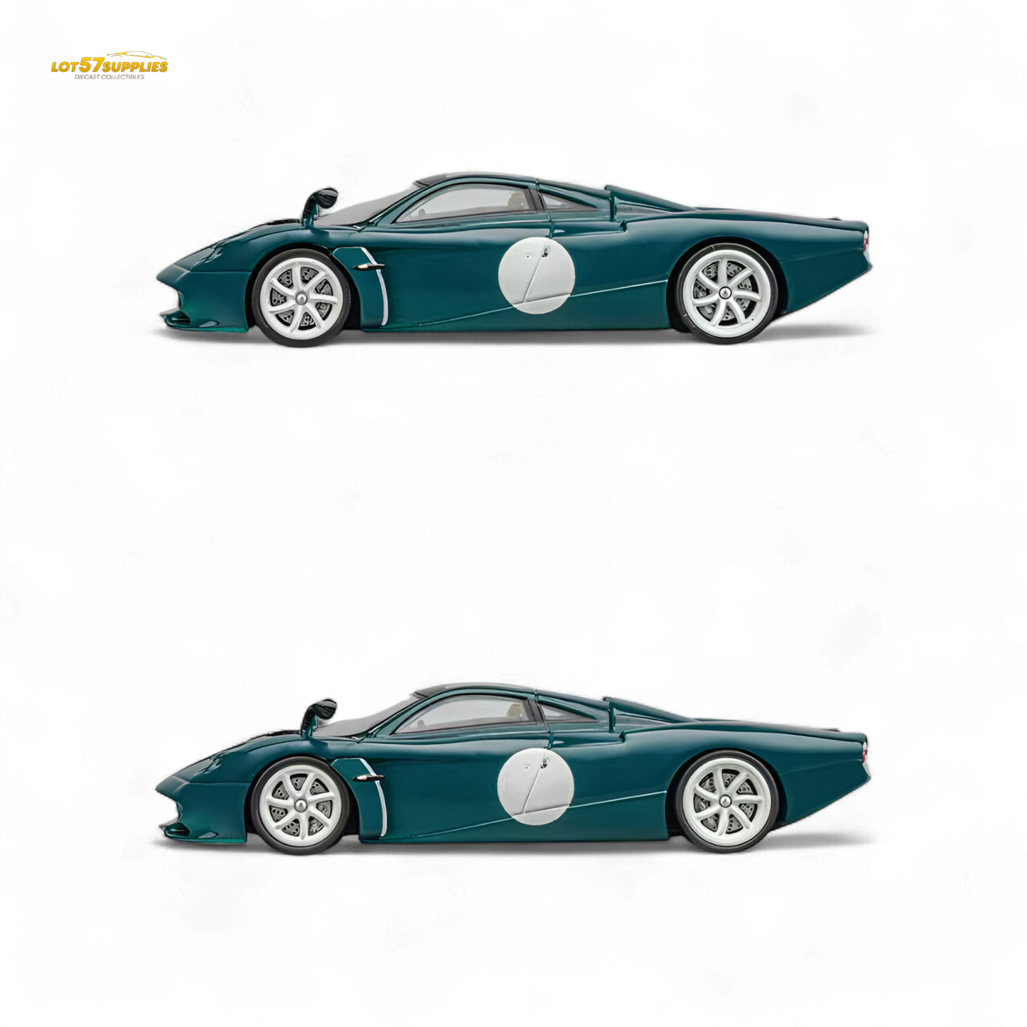 (Pre-Order) CM Model Pagani Codalunga - Green 1:64