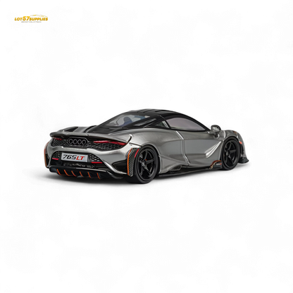 CM Model McLaren 765LT Silver Gray 1:64