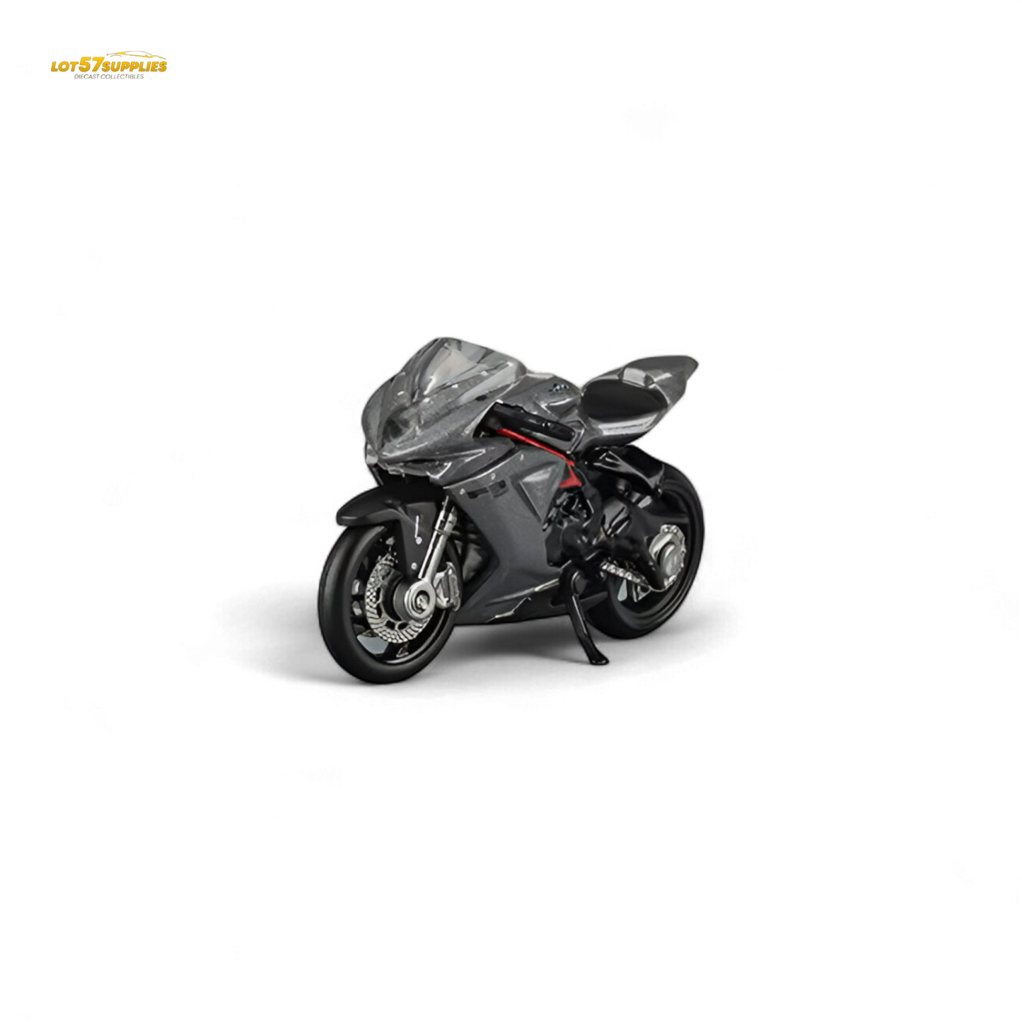 (Pre-Order) CM Model MV Agusta F3 Rosso - Metallic Gray 1:64