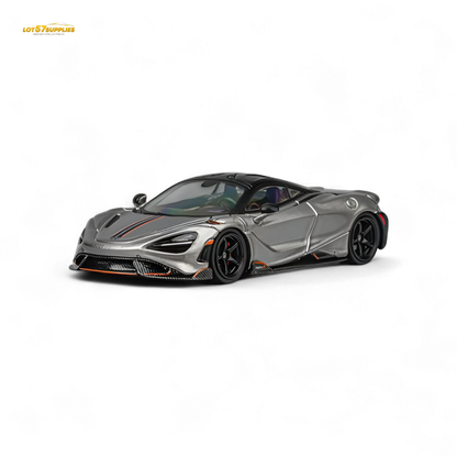 (Pre-Order) CM Model McLaren 765LT - Silver Gray 1:64