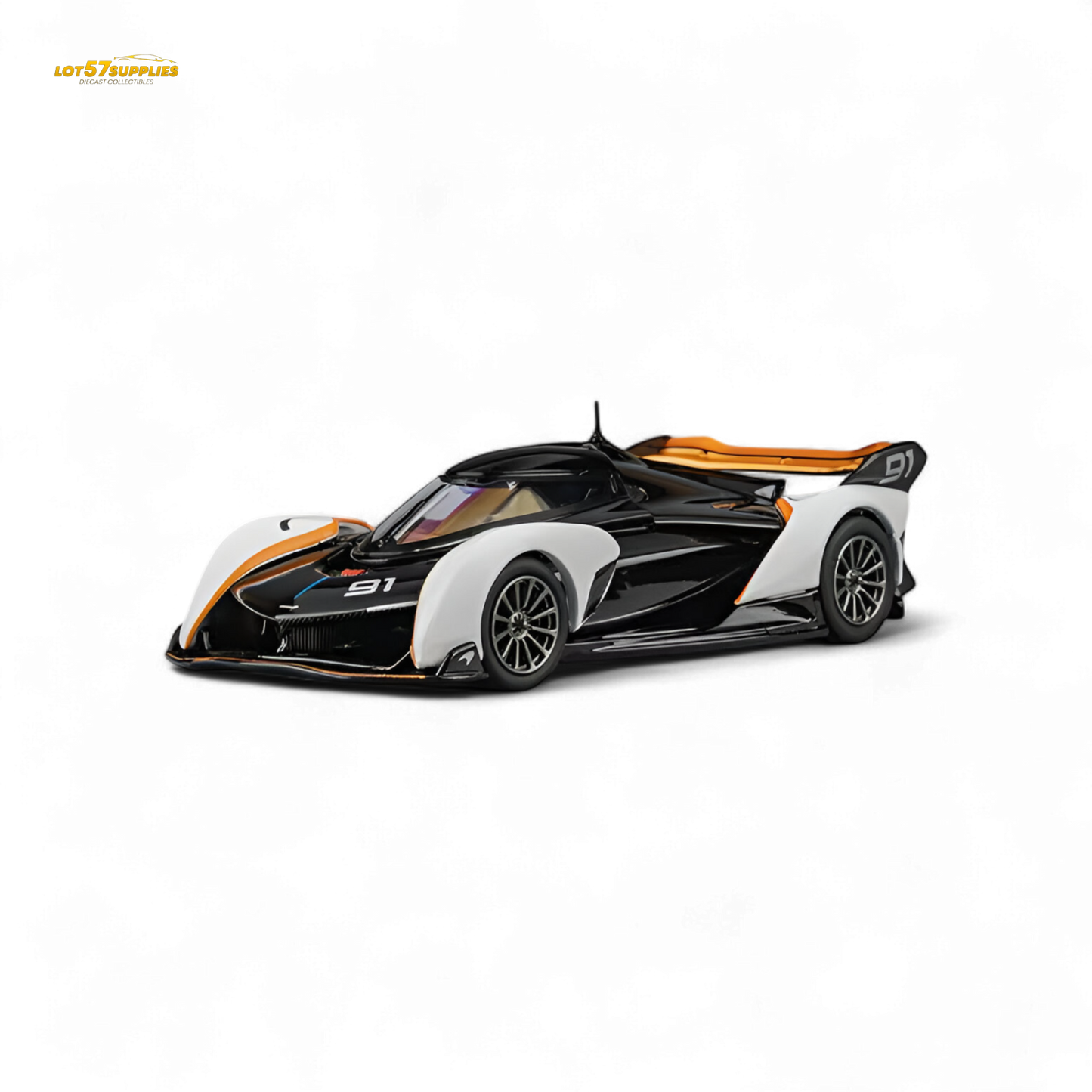 (Pre-Order) CM Model McLaren Solus GT - Black White 1:64