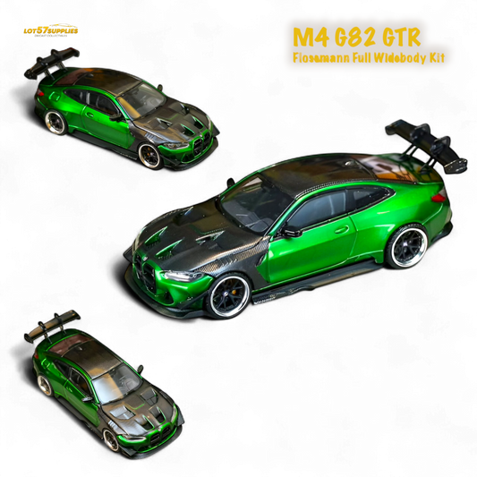 (Pre-Order) SW BMW M4 Flossmann Full Widebody Kit G82 GTR - Gem Green 1:64