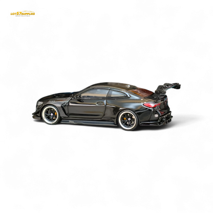 (Pre-Order) SW BMW M4 Flossmann Full Widebody Kit G82 GTR - Bright Black 1:64