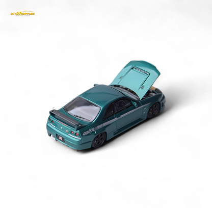 (Pre-Order) Focal Horizon Nissan Skyline GT-R R33 Nismo 400R Version - Champion Green 1:64