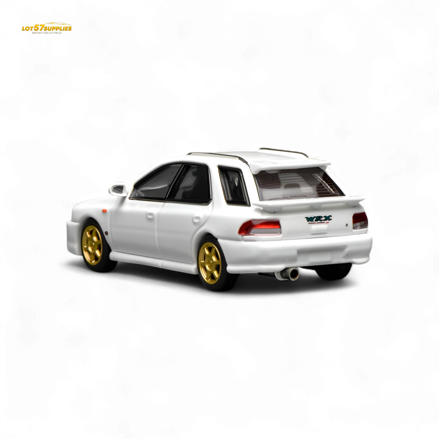 (Pre-Order) Motorhelix Subaru Impreza Wagon WRX STi Version VI - Pure White 1:64