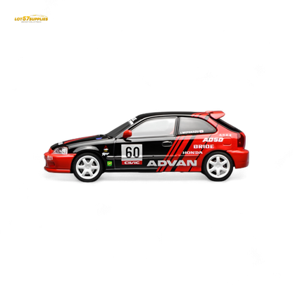 (Pre-Order) Motorhelix Honda Civic Type R (EK9) - Advan Livery 1:64