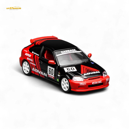 (Pre-Order) Motorhelix Honda Civic Type R (EK9) - Advan Livery 1:64