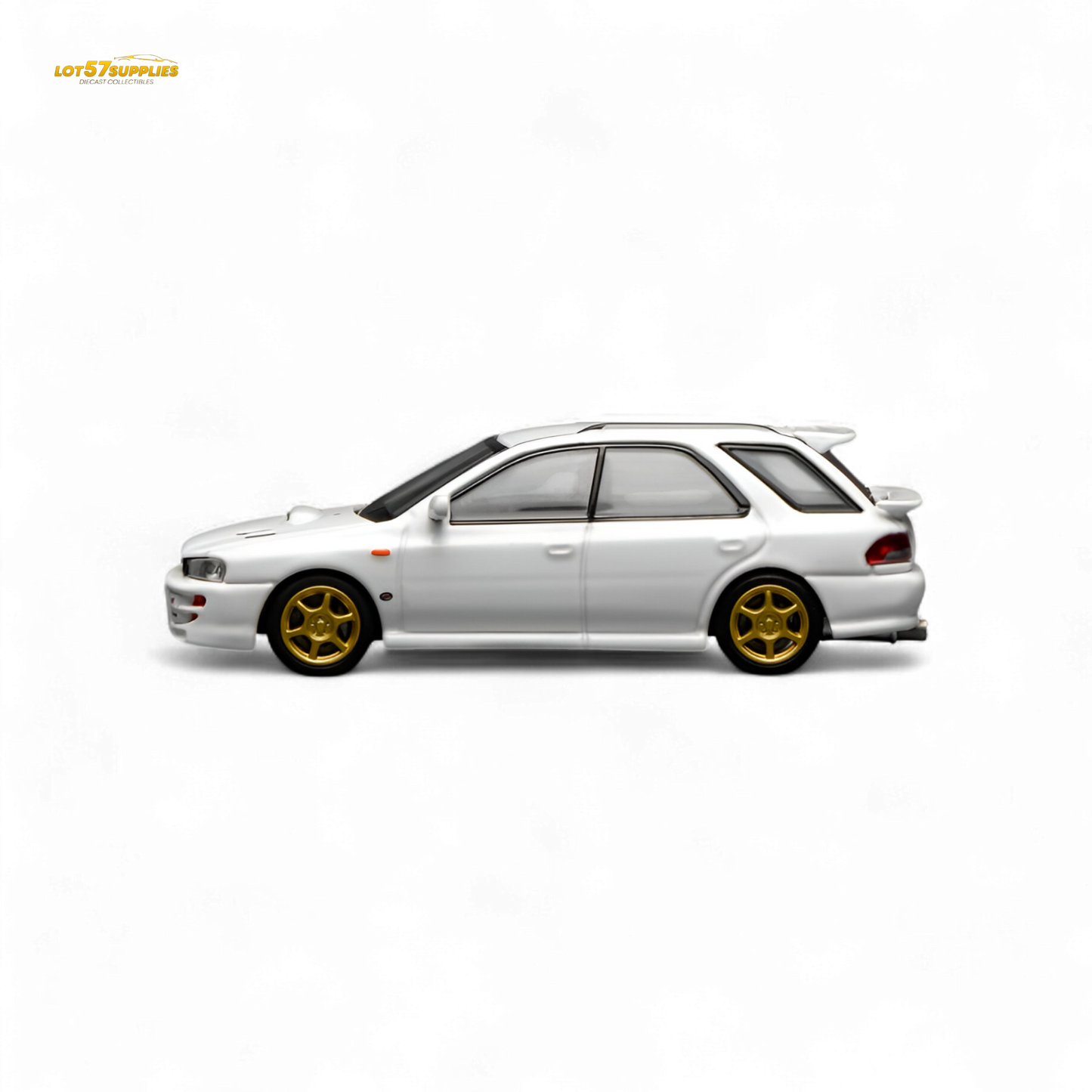 (Pre-Order) Motorhelix Subaru Impreza Wagon WRX STi Version VI - Pure White 1:64