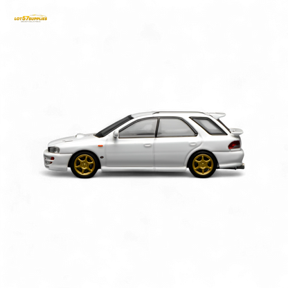 (Pre-Order) Motorhelix Subaru Impreza Wagon WRX STi Version VI - Pure White 1:64