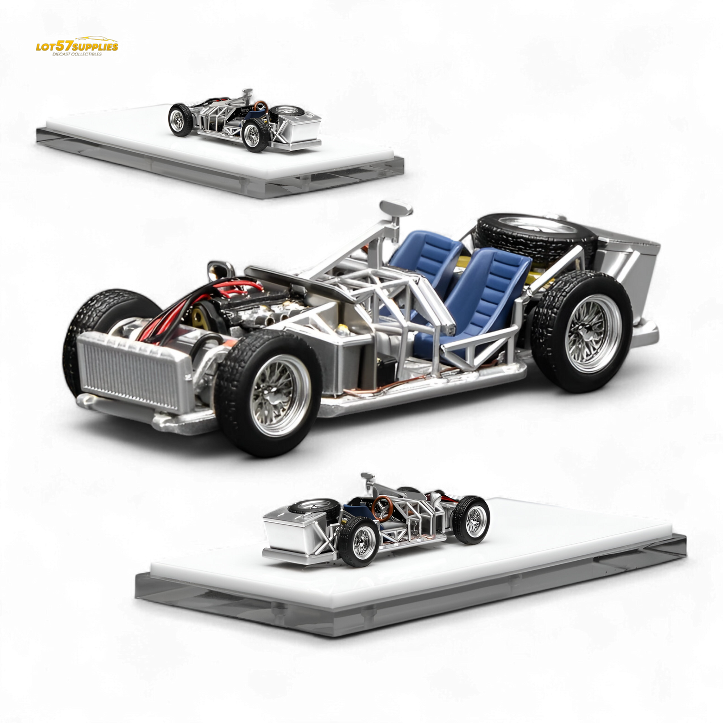 (Pre-Order) MOTORHELIX Spaceframe w/ Engine - Birdcage 1:64