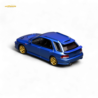 (Pre-Order) Motorhelix Subaru Impreza Wagon WRX STi Version VI - Rally Blue 1:64