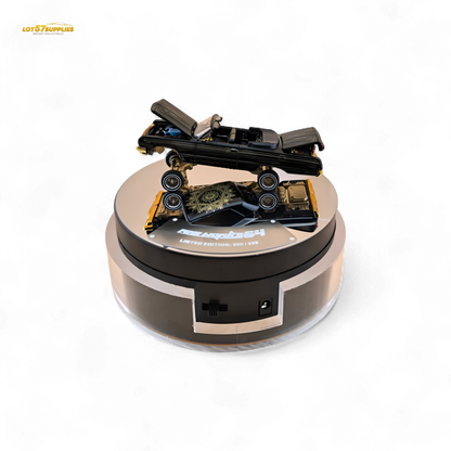 (Pre-Order) Fine Works64 Chevrolet Impala Lowrider - Black / Gold - 1:64