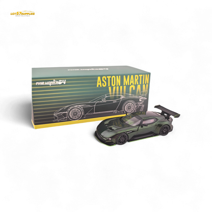 Fine Works64 Aston Martin Vulcan - Chameleon Green (2025 Foshan Convention and Exhibition) 1:64
