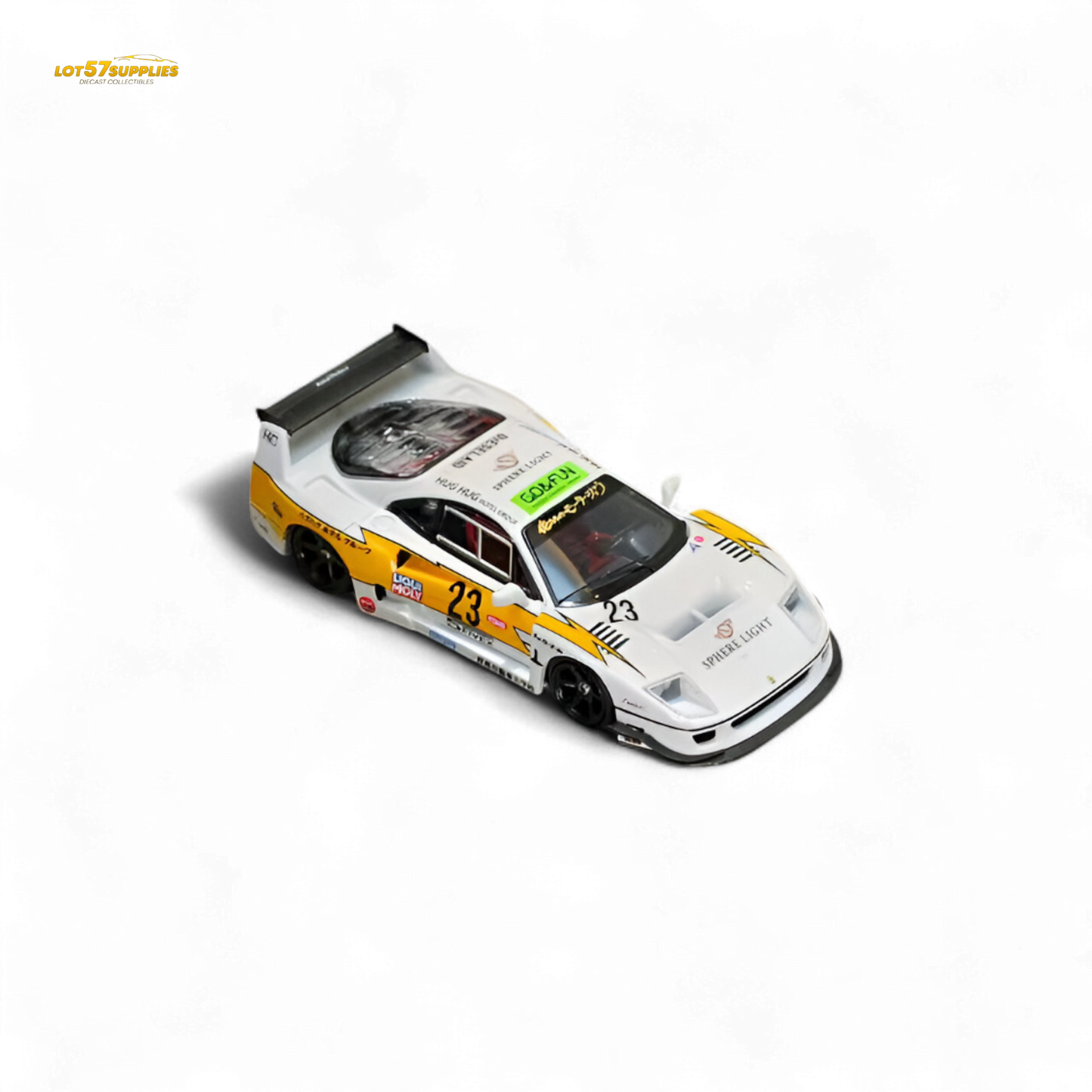 (Pre-Order) Ghost Player LBWK F40 - Yellow Flash #23 1:64