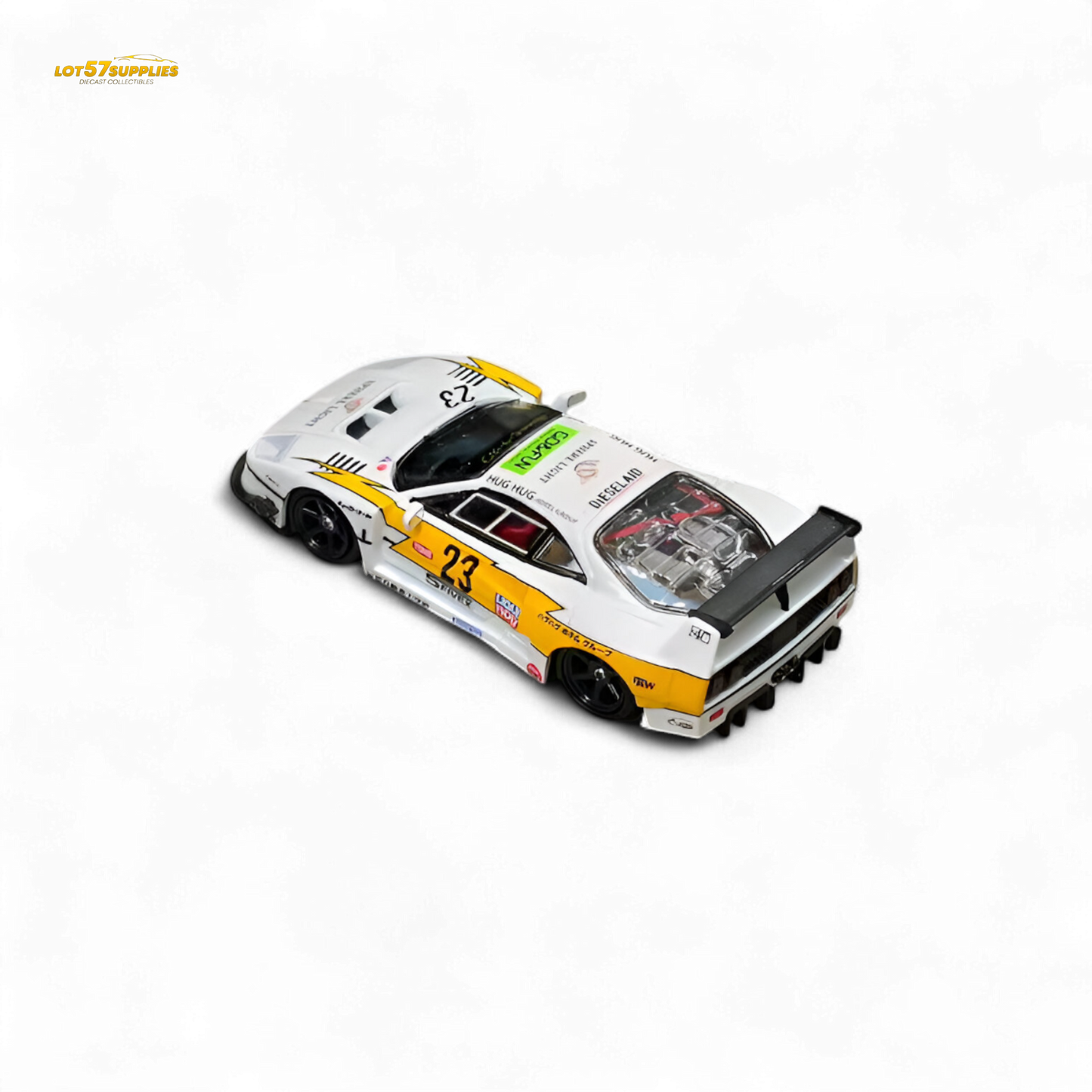 (Pre-Order) Ghost Player LBWK F40 - Yellow Flash #23 1:64