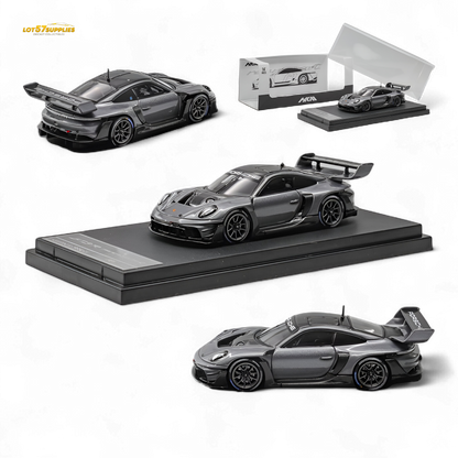 (Pre-Order) HKM 911 GT3 R Rennsport - Grey 1:64