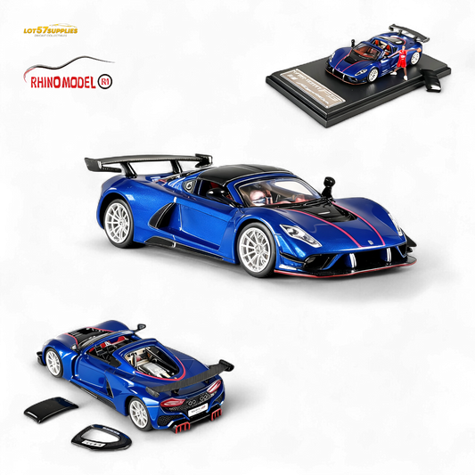 Rhino Model RM Hennessey Venom F5 - Blue 1:64