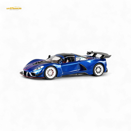 Rhino Model Hennessey Venom F5 Blue 1:64