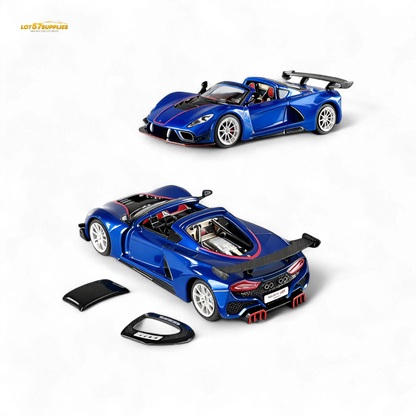 Rhino Model Hennessey Venom F5 Blue 1:64