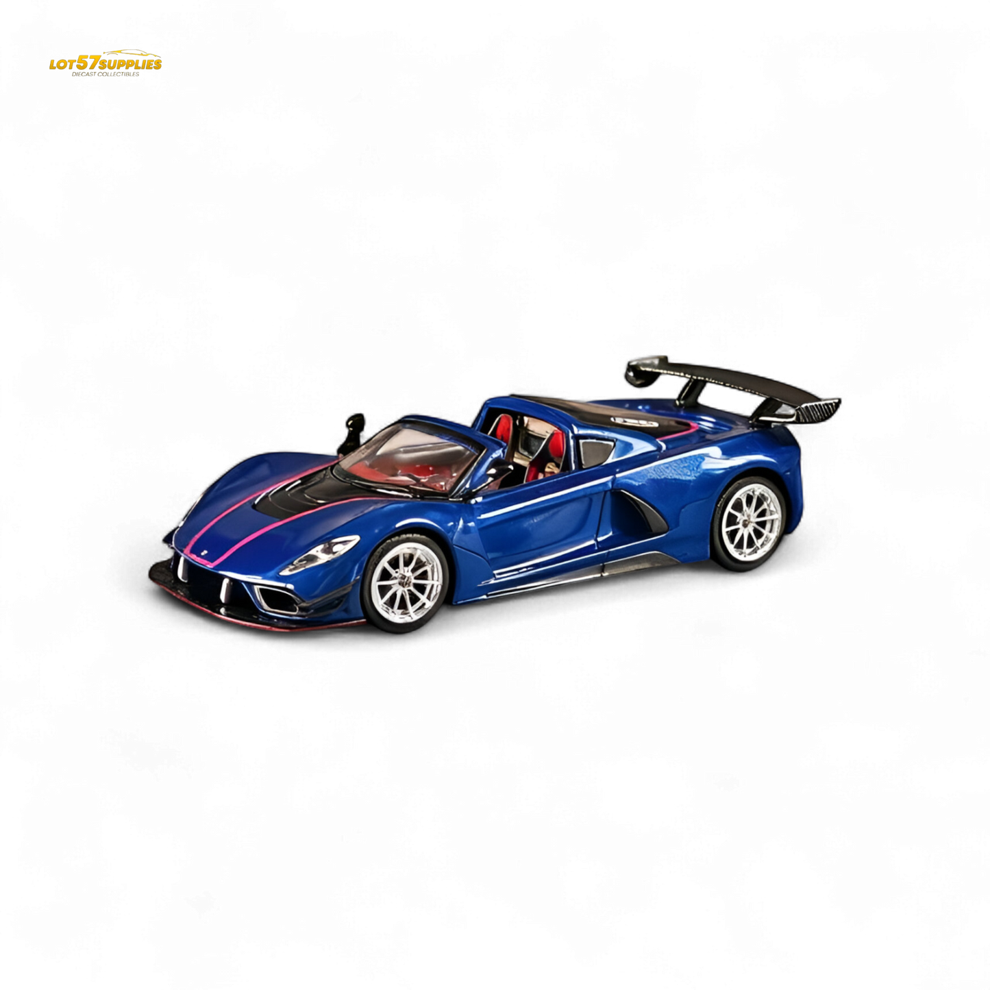 Rhino Model Hennessey Venom F5 Blue 1:64