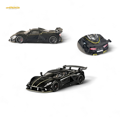Rhino Model RM Hennessey Venom F5 - Black 1:64