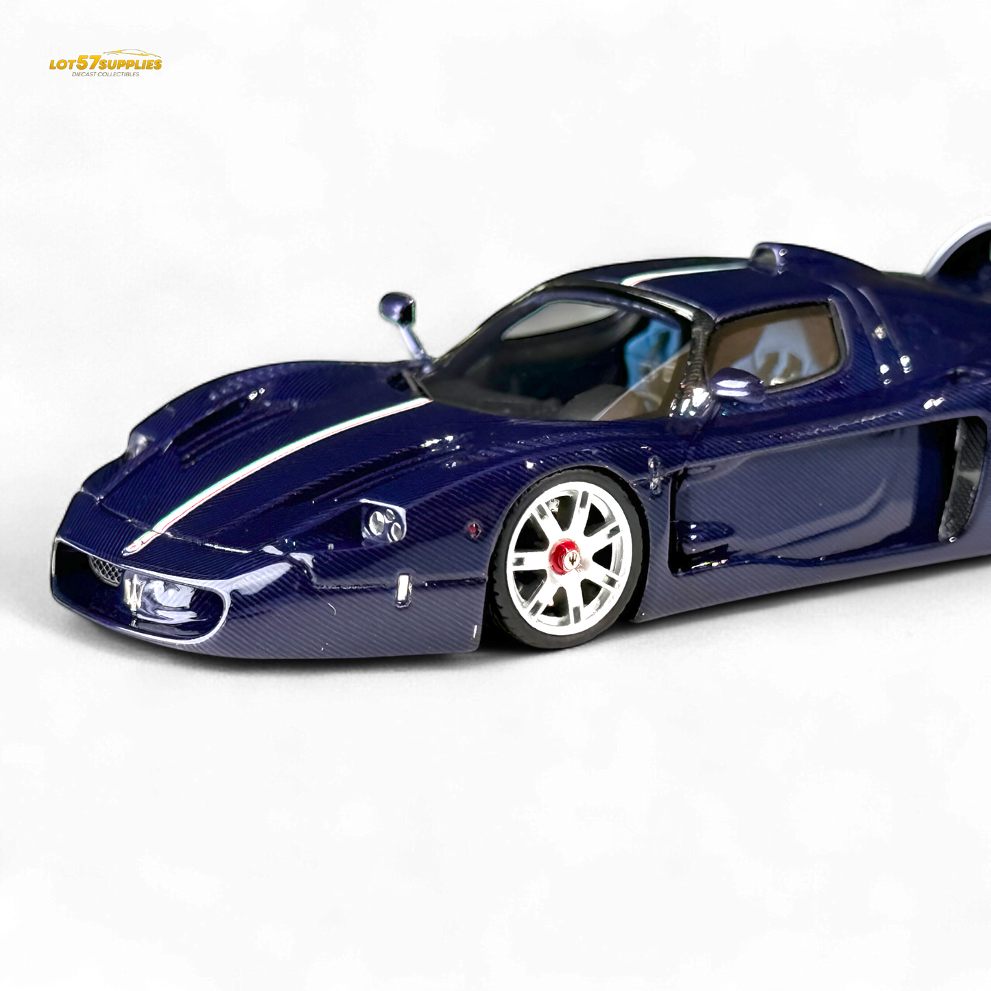 YM Model Maseti MC12 Stradale Corsa Blue Carbon - Resin 1:64