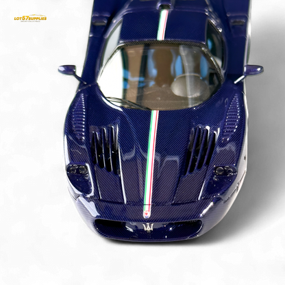 YM Model Maseti MC12 Stradale Corsa Blue Carbon - Resin 1:64