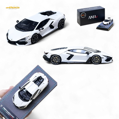 Ama64 Revuelto LB744 - White 2025 Foshan Exhibition 1:64