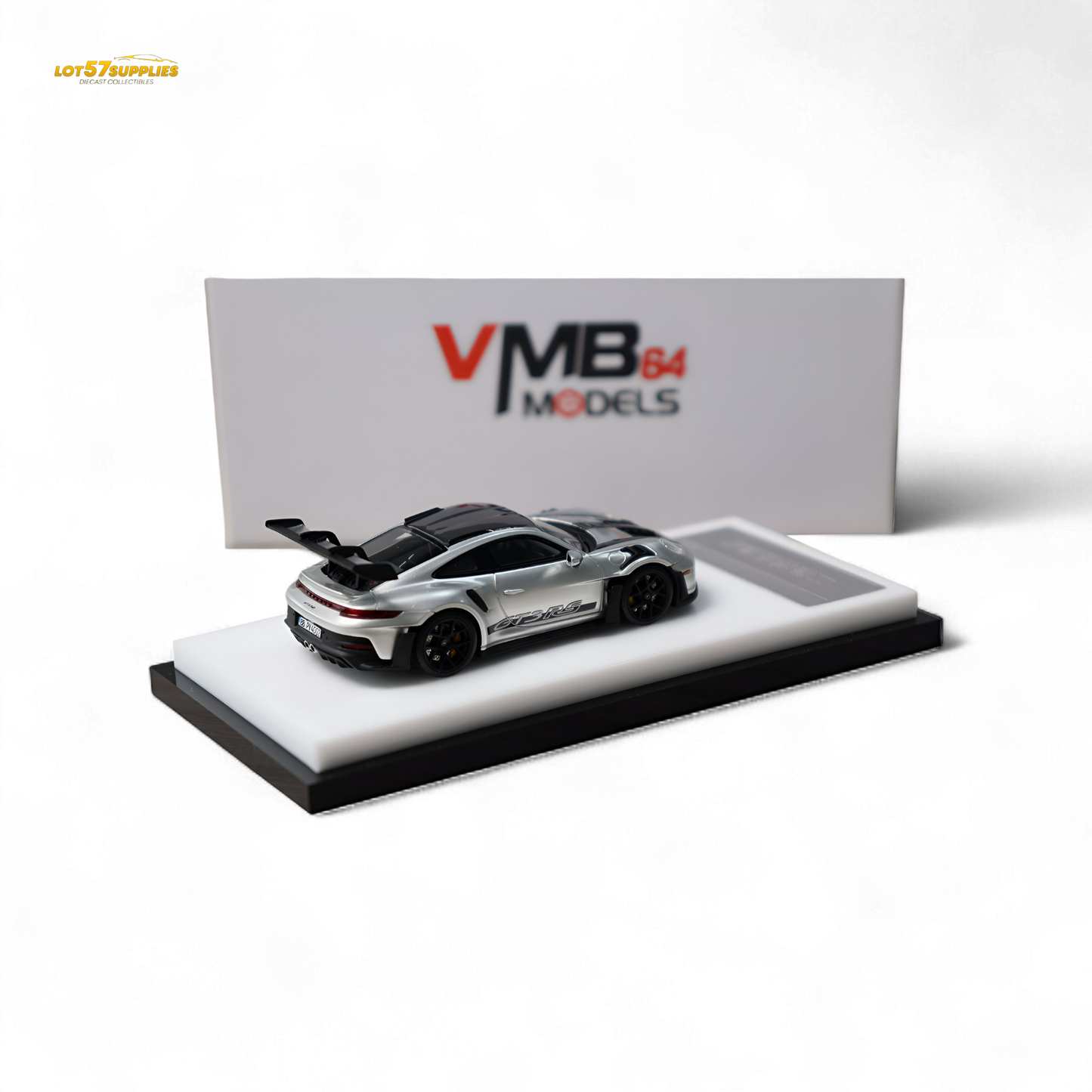 (Pre-Order) VMB Porsche 992 GT3 RS - GT Silver 1:64