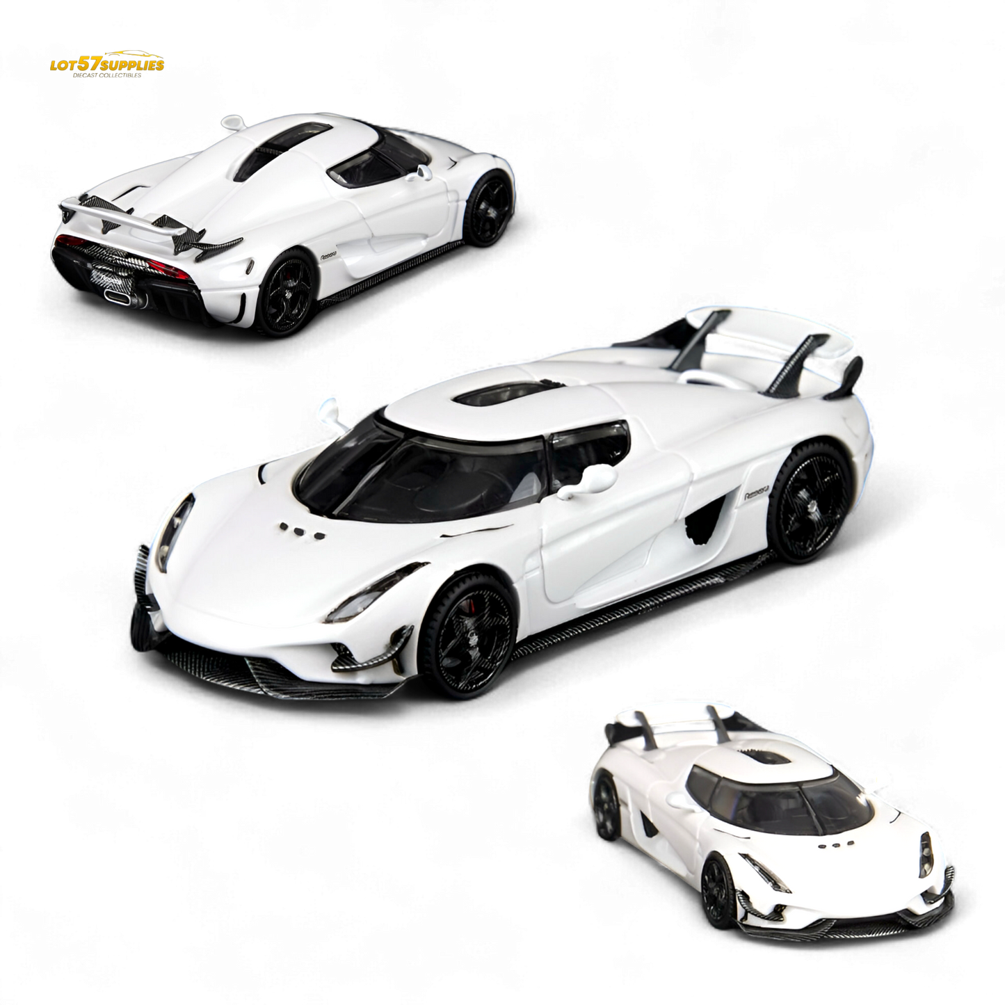 (Pre-Order) SC Art Regera - Pearl White 1:64