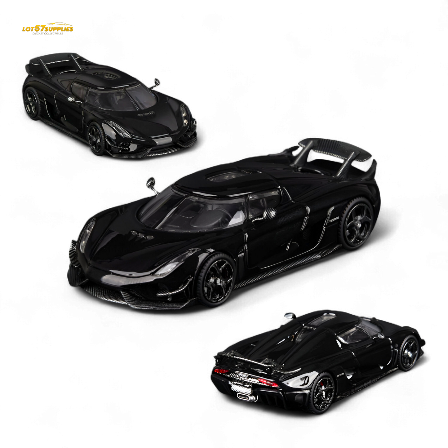 (Pre-Order) SC ART Regera - Pearl Black 1:64