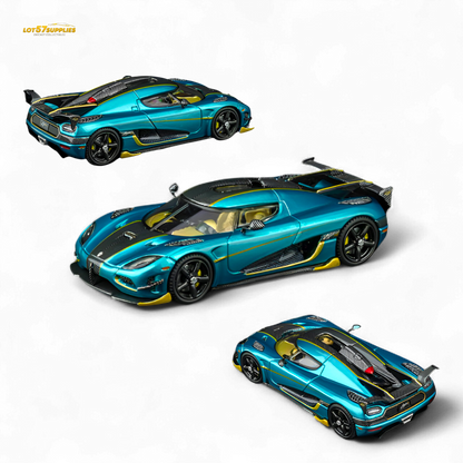 (Pre-Order) TPC Agera RS - Peacock Blue 1:64