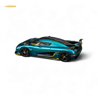 (Pre-Order) TPC Agera RS - Peacock Blue 1:64