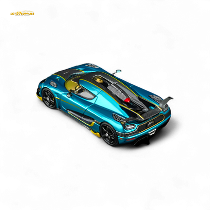 (Pre-Order) TPC Agera RS - Peacock Blue 1:64