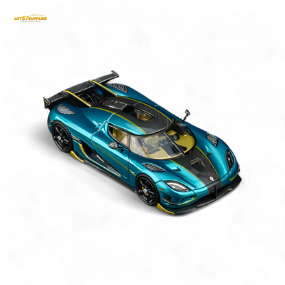 (Pre-Order) TPC Agera RS - Peacock Blue 1:64