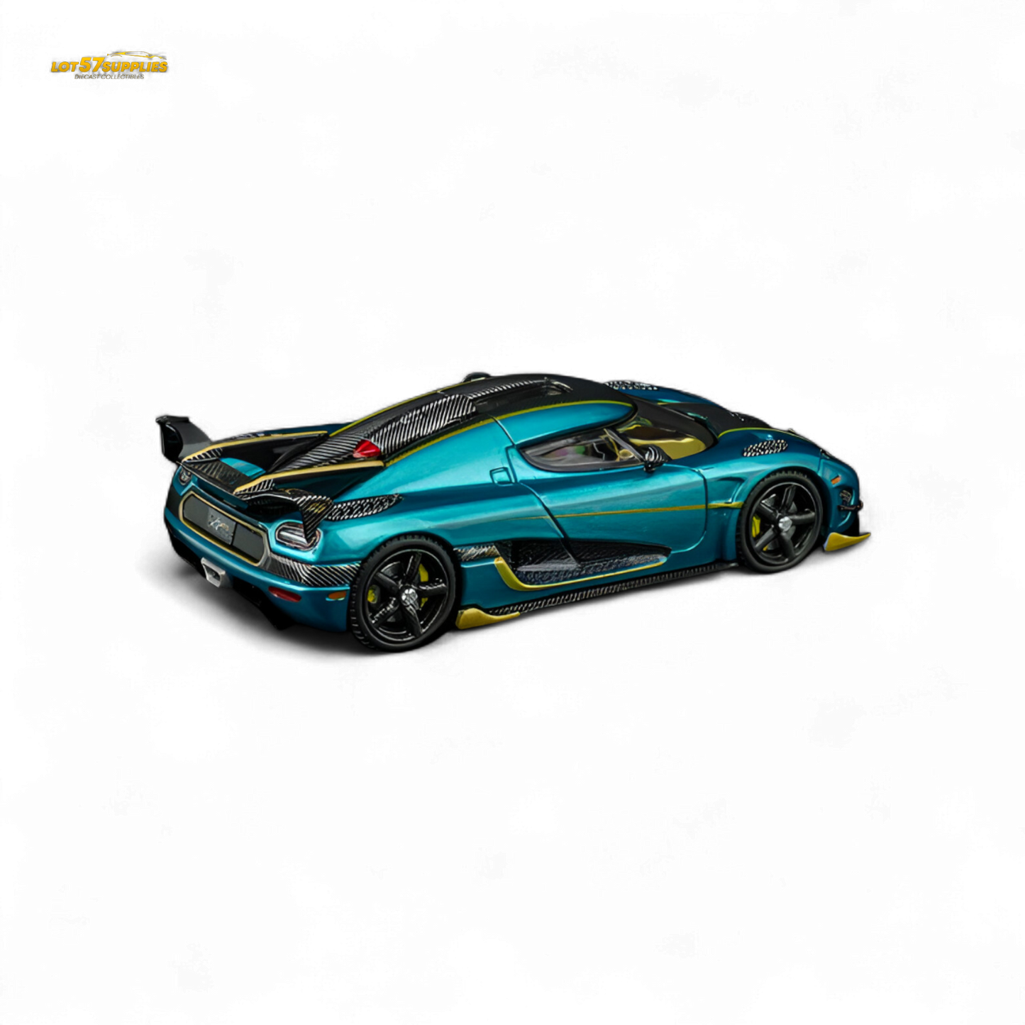 (Pre-Order) TPC Agera RS - Peacock Blue 1:64
