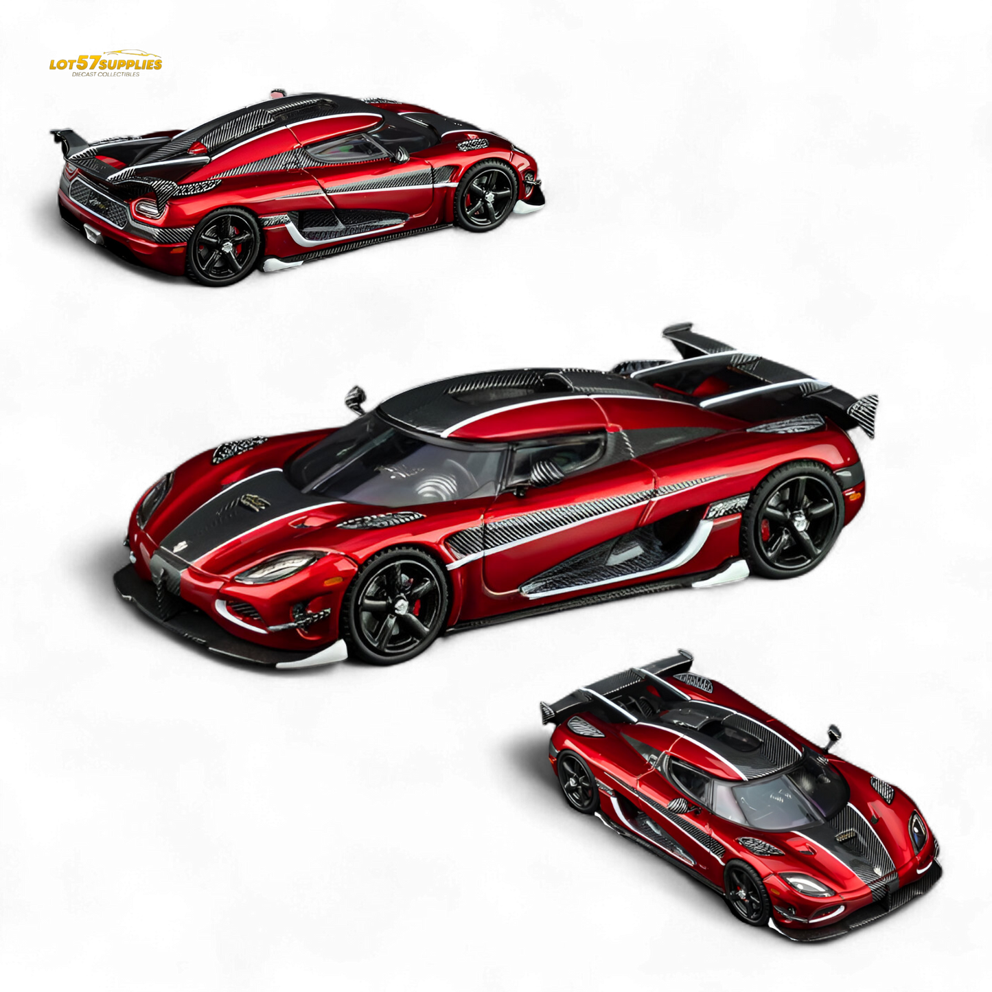 (Pre-Order) TPC Agera RS - Metallic Red 1:64