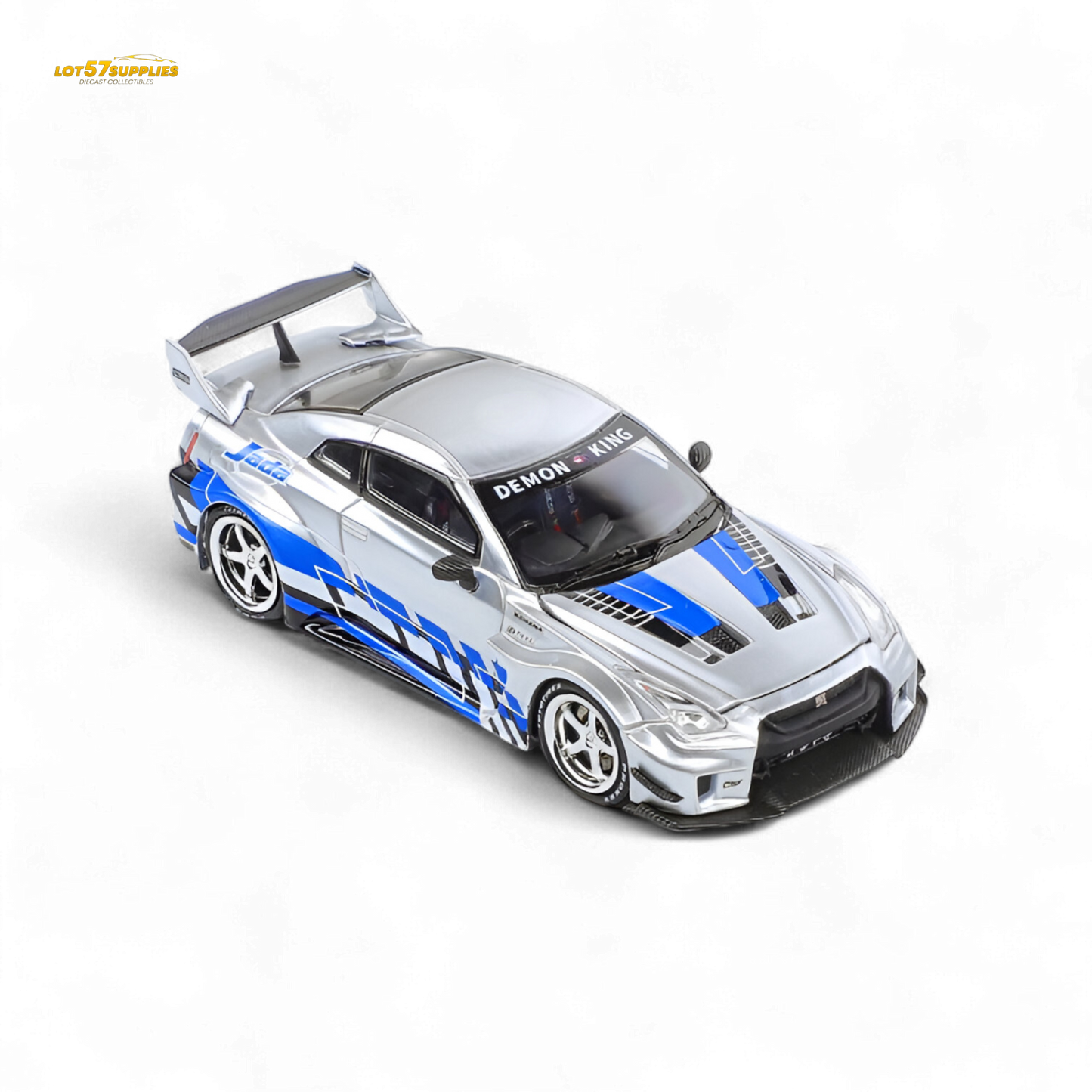 (Pre-Order) Demon King Auto GTR35 RR - Metal Blueberry Livery 1:64