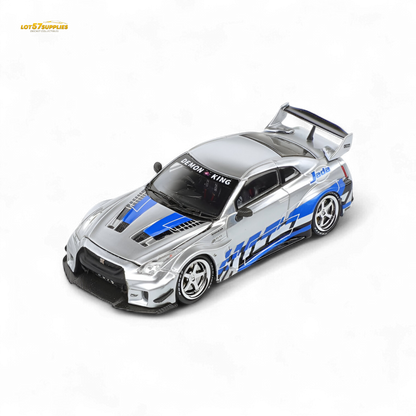DEMON KING Auto GTR35 RR Blueberry Livery 1:64