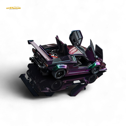 (Pre-Order) Topart Lamborghini Countach Liberty Walk - Chameleon 1:64