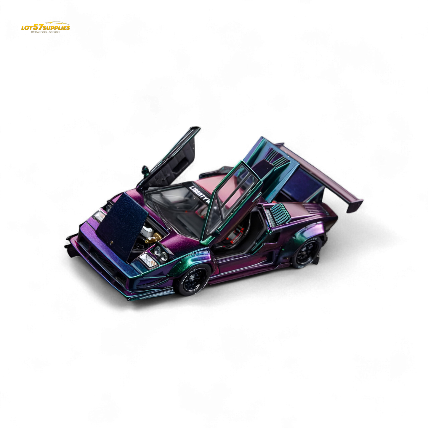 (Pre-Order) Topart Lamborghini Countach Liberty Walk - Chameleon 1:64