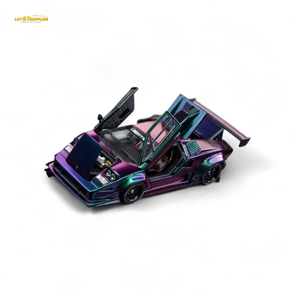 (Pre-Order) Topart Lamborghini Countach Liberty Walk - Chameleon 1:64