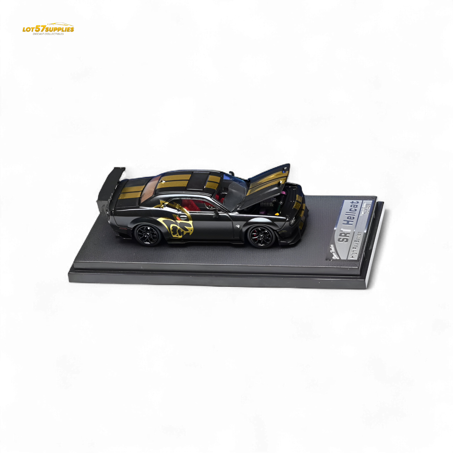 (Pre-Order) Stance Hunters Challenger SRT Hellcat - Midnight Eclipse 1:64