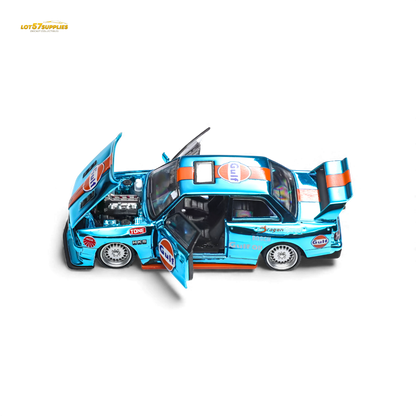 DEMON KING Auto BMW E30 Gulf 1:64