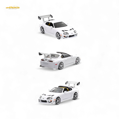 (Pre-Order) Fast Speed Supra Targa - White 1:64