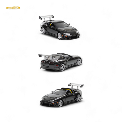 Fast Speed Supra Targa Black 1:64