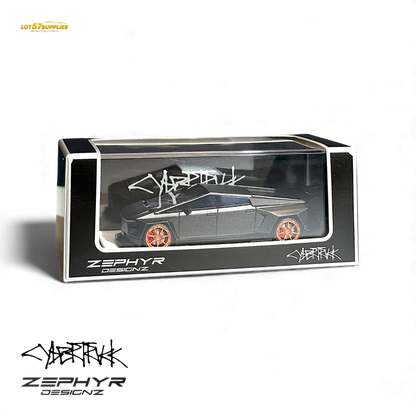 404ERROR Tesla Cybertruck Custom Widebody - Matte Gray 1:64