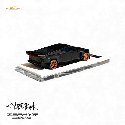 Error404 Tesla Cybertruck Custom Widebody Lowered - Matte Gray 1:64