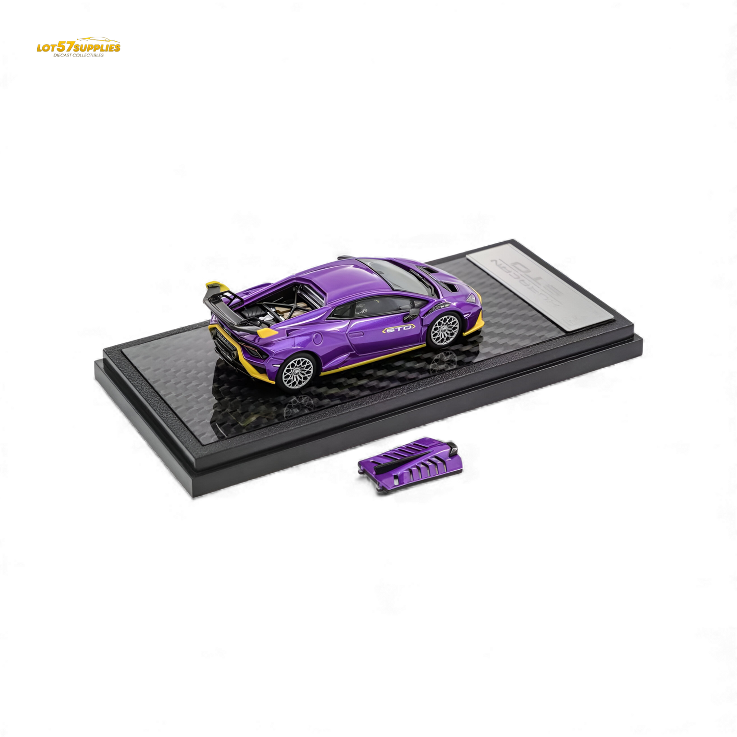 LCD Lamborghini Huracan STO Purple 1:64