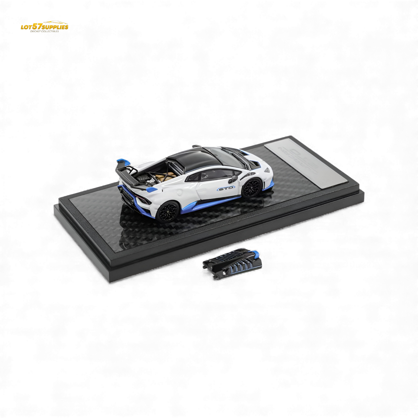 (Pre-Order) LCD Lamborghini Huracan STO - White 1:64